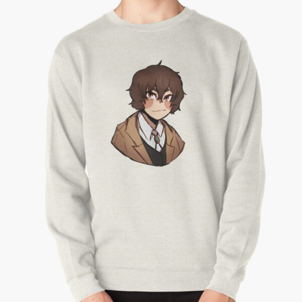 Chibi Dazai (Bungou Stray Dogs) Pullover Sweatshirt RB2706 product Offical bungo stray dogs Merch