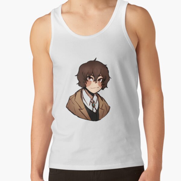 Chibi Dazai (Bungou Stray Dogs) Tank Top RB2706 product Offical bungo stray dogs Merch