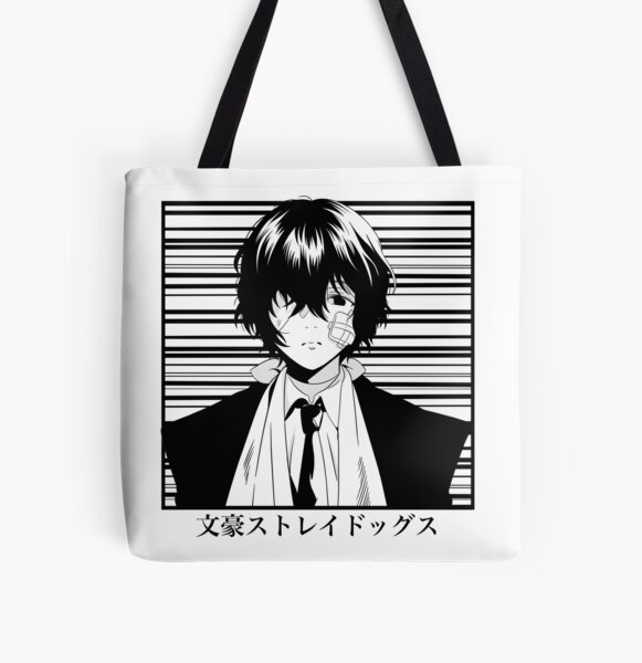 dazzai bsd All Over Print Tote Bag RB2706 product Offical bungo stray dogs Merch