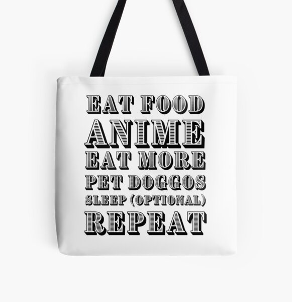 Degenerate Agenda (White) All Over Print Tote Bag RB2706 product Offical bungo stray dogs Merch