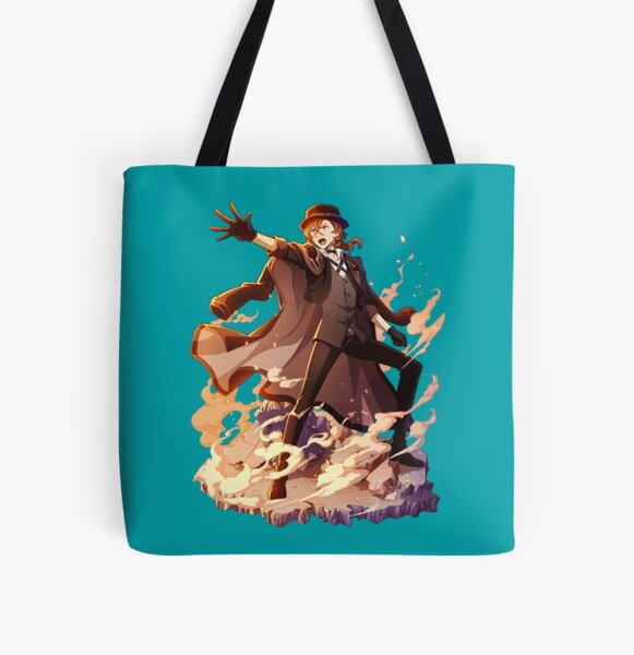 Chuuya Mayoi Card 6   All Over Print Tote Bag RB2706 product Offical bungo stray dogs Merch