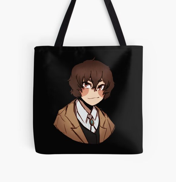 Chibi Dazai (Bungou Stray Dogs) All Over Print Tote Bag RB2706 product Offical bungo stray dogs Merch
