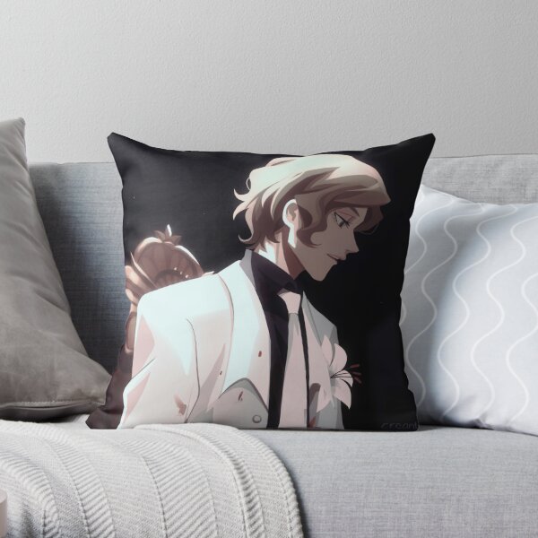 Murakami Throw Pillow RB2706 product Offical bungo stray dogs Merch