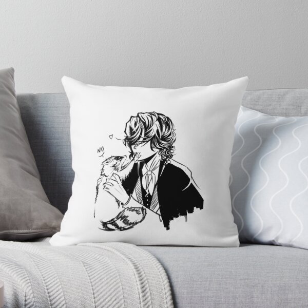 Untitled Throw Pillow RB2706 product Offical bungo stray dogs Merch