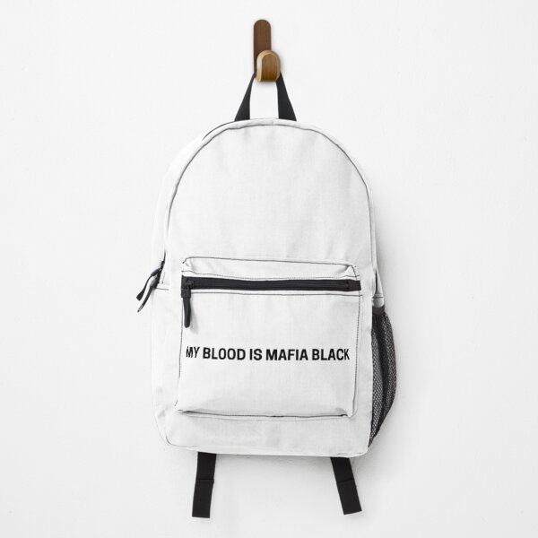 My Blood is Mafia Black Backpack RB2706 product Offical bungo stray dogs Merch