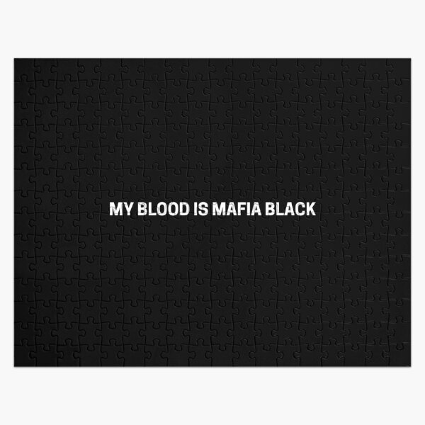 My Blood is Mafia Black Jigsaw Puzzle RB2706 product Offical bungo stray dogs Merch
