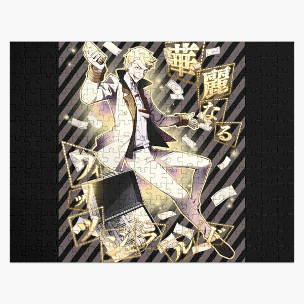 Francis Scott Key Fitzgerald Line Grey Jigsaw Puzzle RB2706 product Offical bungo stray dogs Merch