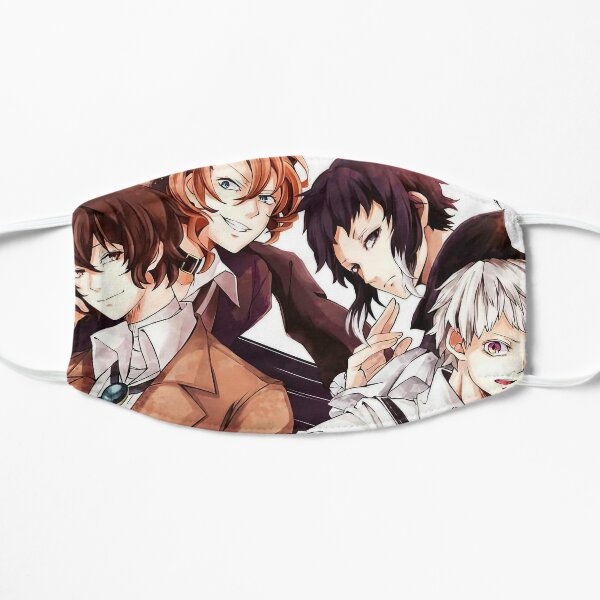 Bungou Stray Dogs Flat Mask RB2706 product Offical bungo stray dogs Merch