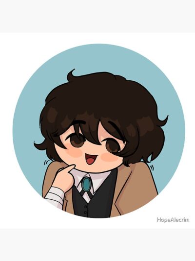Alternative view of Dazai Throw Pillow