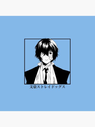 Alternative view of Dazai Osamu Bungo Stray Dogs Anime Throw Pillow
