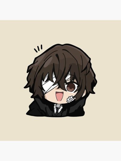 Alternative view of Osamu Dazai Bungo Stray Dogs Hot Throw Pillow