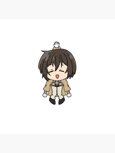 Alternative view of Dazai Grab Throw Pillow