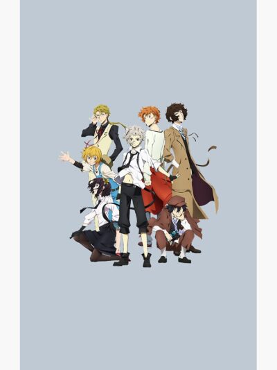Alternative view of Bungo Stray Dogs Characters Shower Curtain