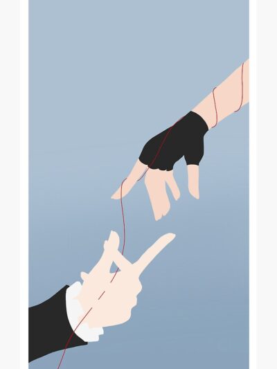 Alternative view of Sskk Soulmate Phone Case Simplistic Shower Curtain