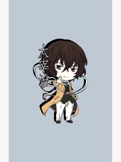 Alternative view of Dazai Osamu Bungo Stray Dogs Anime Shower Curtain