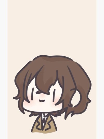 Alternative view of Dazai Version Cute Shower Curtain