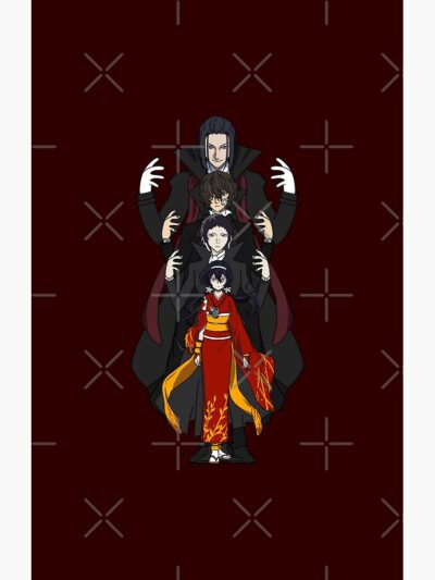 Alternative view of Port Mafia Cycle Bsd Mori Dazai Akutagawa And Kyoka Shower Curtain