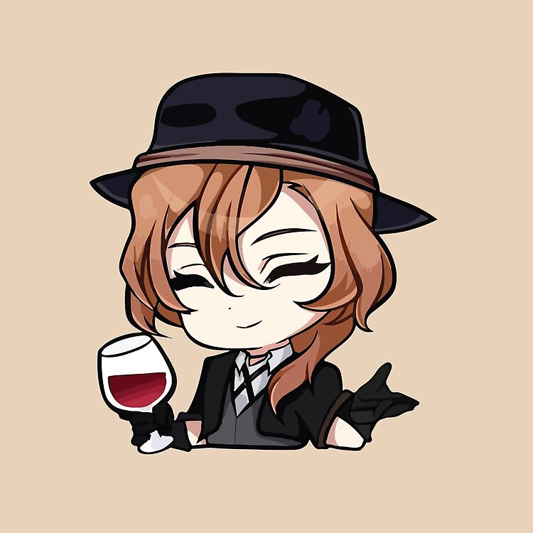 Chuya Nakahara Drink Wine Tote Bag - Image 2