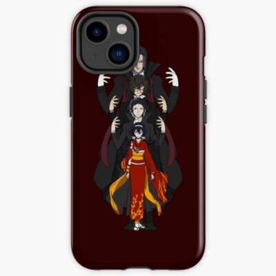 Port Mafia Cycle Bsd Mori Dazai Akutagawa And Kyoka Iphone Case