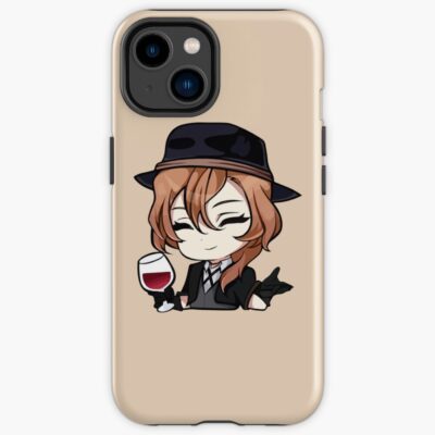 Chuya Nakahara Chibi Anime Drink Iphone Case