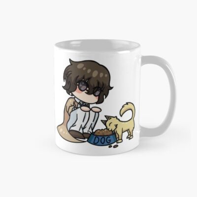 Dazai And A Puppy Mug