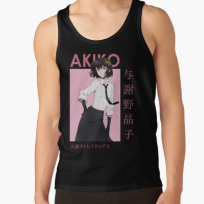 Alternative view of Akiko Yosano Bungou Stray Dogs Card Anime T Shirt Essentiel Tank Top
