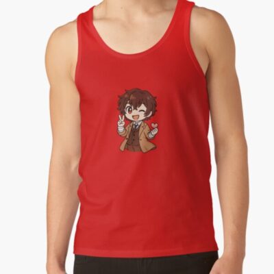 Dazai Anime Guy Wink Tank Top