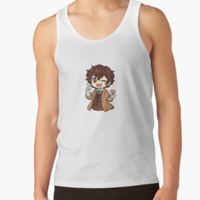 Alternative view of Dazai Anime Guy Wink Tank Top