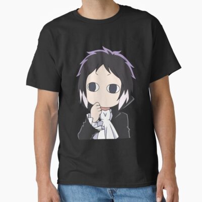 Alternative view of Ryunosuke Akutagawa Bungo Stray Dogs Anime T-shirt