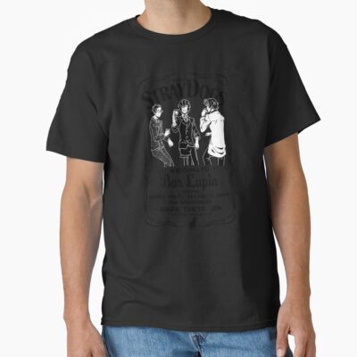 Alternative view of Bungou Stray Dogs White T Shirt Anime Graphic Tee Bsd Manga Shirt For Men Women T-shirt