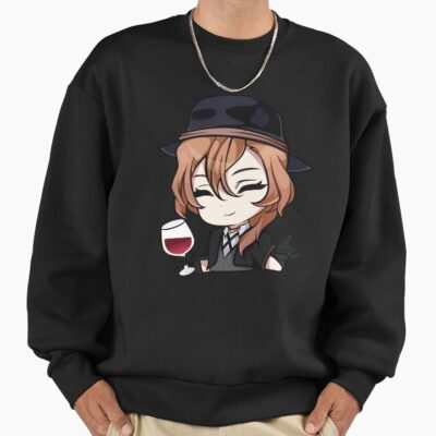 Alternative view of Chuya Nakahara Bungo Stray Dogs Chibi Sweatshirt