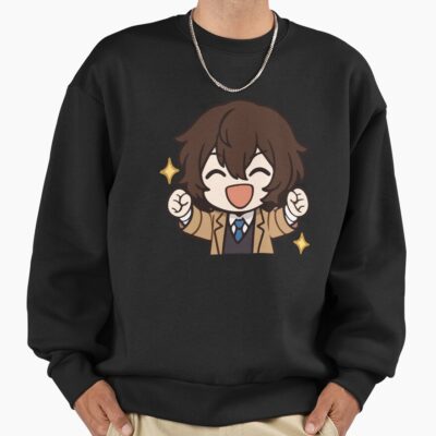 Alternative view of Osamu Dazai Bungo Stray Dogs Smile Sweatshirt