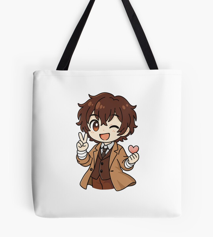 Dazai Anime Guy Wink Tote Bag