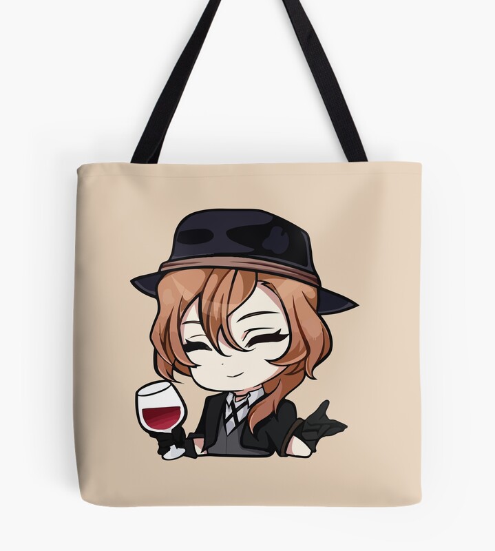 Chuya Nakahara Drink Wine Tote Bag