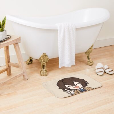 Alternative view of Osamu Dazai Bungo Stray Dogs Say Hi Bath Mat