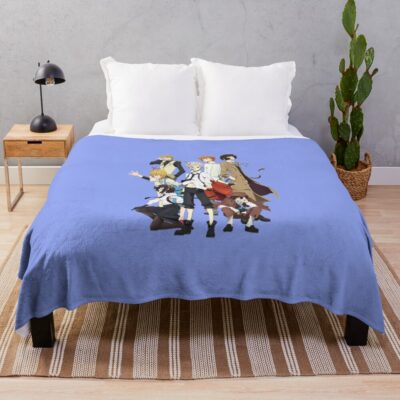 Bungo Stray Dogs Characters Throw Blanket