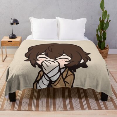 Osamu Dazai Bungo Stray Dogs Anime Throw Blanket