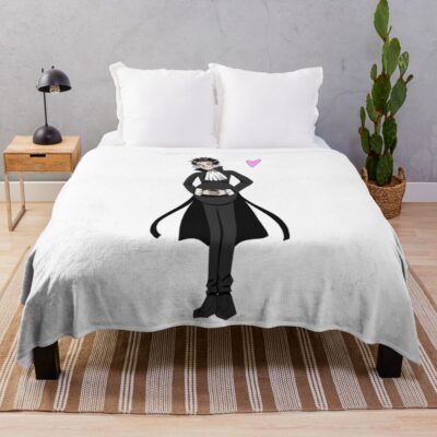 Pregnant Akutagawa Throw Blanket