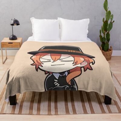 Chuya Nakahara Bungo Stray Dogs Anime Throw Blanket
