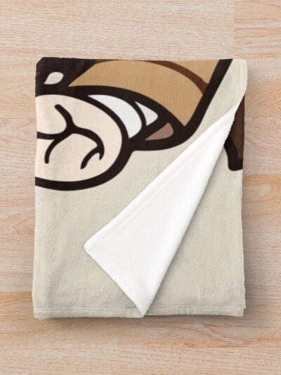 Alternative view of Osamu Dazai Bungo Stray Dogs Anime Smile Throw Blanket