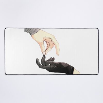 Dazai Osamu Stray Dogs Hold Hands Mouse Pad