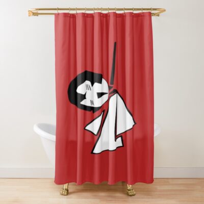 Dazai Doll Shower Curtain