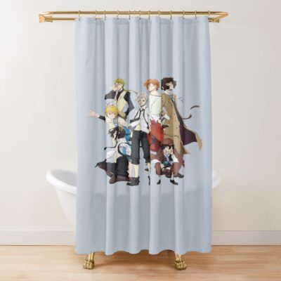 Bungo Stray Dogs Characters Shower Curtain