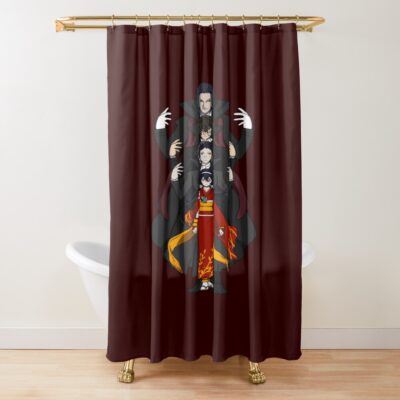 Port Mafia Cycle Bsd Mori Dazai Akutagawa And Kyoka Shower Curtain