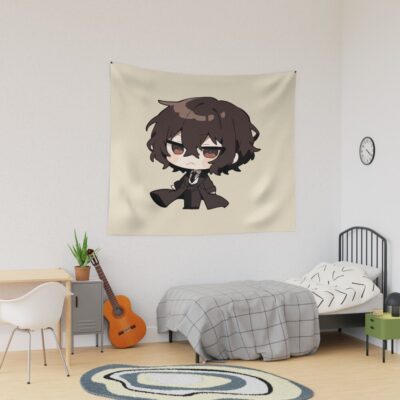 Osamu Dazai Chibi Anime Tapestry