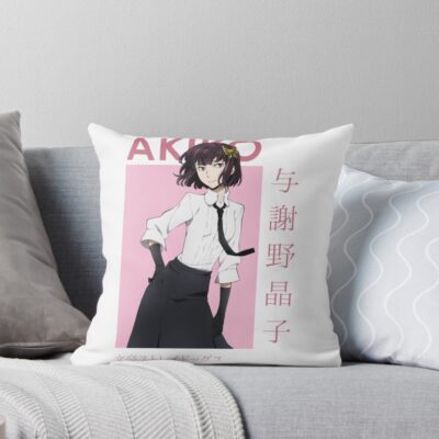 Akiko Yosano Bungou Stray Dogs Card Anime T Shirt Essentiel Throw Pillow